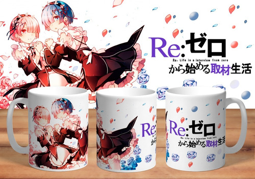 Rezero Taza De Plástico Re: Zero Irrompible