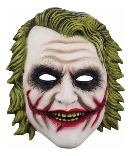 Mascara Rígida Joker Disfraz Halloween Dia De Muertos 