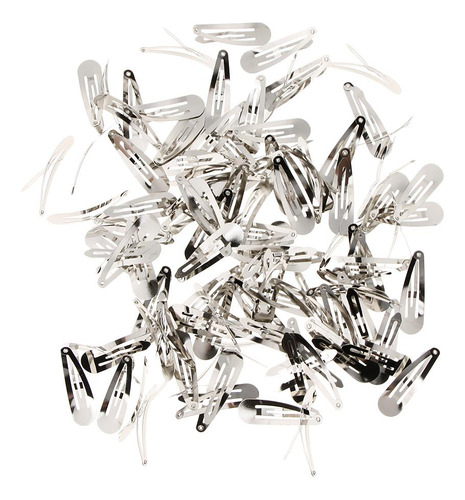 Pieza 100 Unids Metal Plateado 50 Mm Broche De Pinzas Para