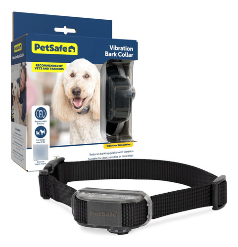 Petsafe Collar De Control De Ladridos De Vibración, Negro, A