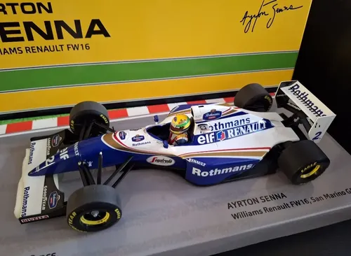 F1 Williams Fw16 Gp San Marino Ayrton Senna 1/18 Minichamps