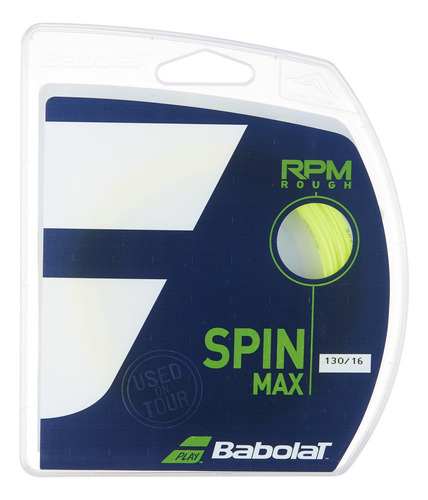 Corda Babolat Rpm Rough 1.30 - Set - Limão
