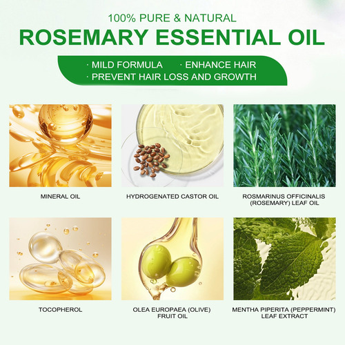 Eelhoe Aceite De Romero Set Tratamiento Para Cabello Seco