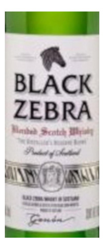 Pack De 12 Whisky Black Zebra 750 Ml