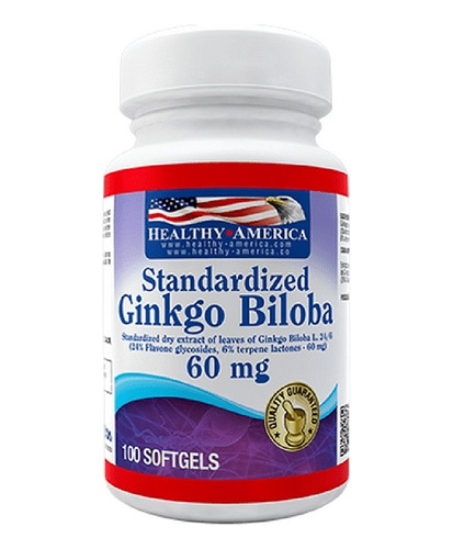 Standardized Ginkgo Biloba 60 Mg De 90 Caps