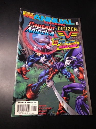 Captain America & Citizen V Annual 1998 Marvel Comic Ingles