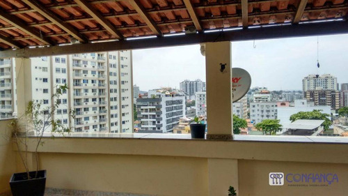 Imagem 4 de 21 de Cobertura Residencial À Venda, Méier, Rio De Janeiro. - Co0028