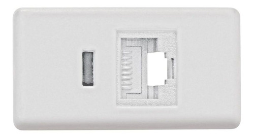 Kit 25 Un Tramontina Liz Modulo Rj 45 Cor Branco