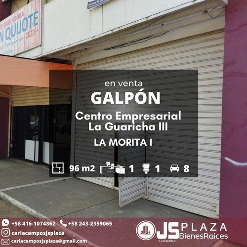 Imagen 1 de 13 de Vende Galpon, En Centro Empresarial La Guaricha, 04161074862