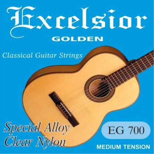 Martin Blust Excelsior Golden Encordado De Guitarra Criolla