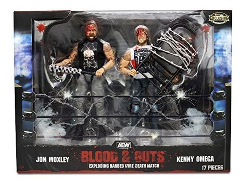 Aew Blood And Guts Exploding Barbed Wire Death Match Con Ken