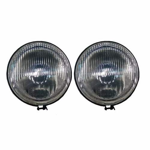 Imagen 5 de 10 de Faro Auxiliar 4x4 Metalico 160x65 Con Tapa Pvc Cristal