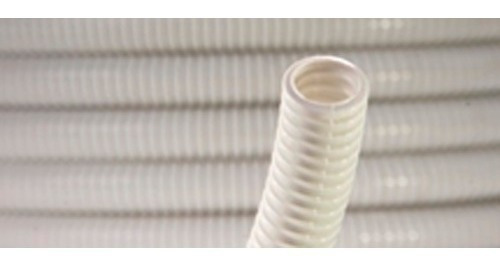 Caño Corrugado Blanco 3/4 Liviano X Rollo 25mts Tecnocom