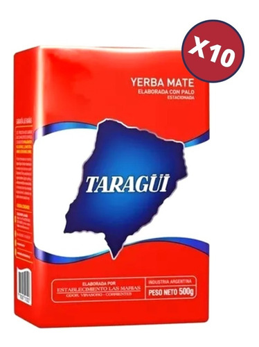 Yerba Mate Taragui 500g X 10un