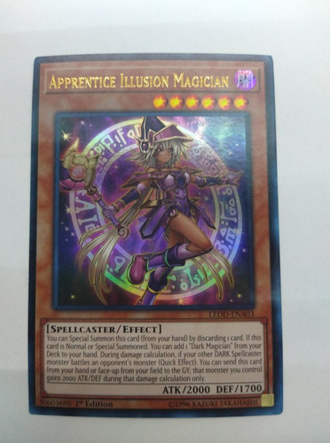 Apprentice Illusion Magician Maga Ultra Rara Yugioh