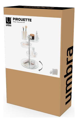 Organizador De Cosméticos Acessorios Banheiro Pirouet Umbra
