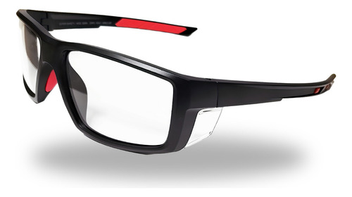 Óculos De Proteção Para Lentes Graduadas Ssrx - Super Safety Lente Vermelho