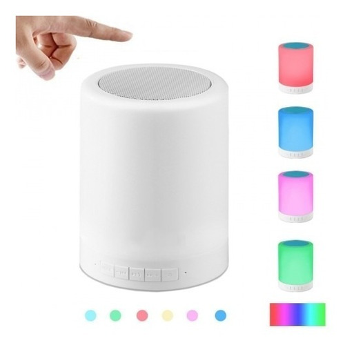 Parlante Lampara Led Bluetooth Colores Touch Itelsistem