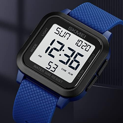 Skmei Reloj Deportivo Digital Para Hombre, Ultrafino, De Car