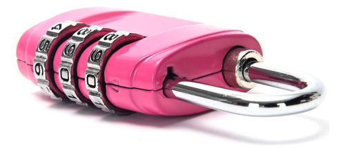 Balanza De Valijas Rosa Wanderlust Mas Candado Con Combinacion
