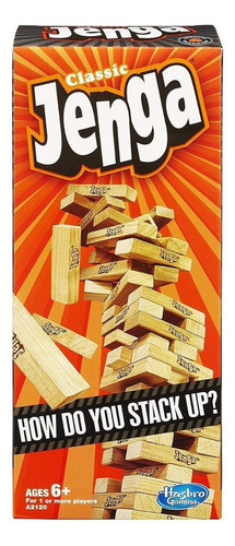 Jogo De Torre Jenga Clássico A2120 Hasbro