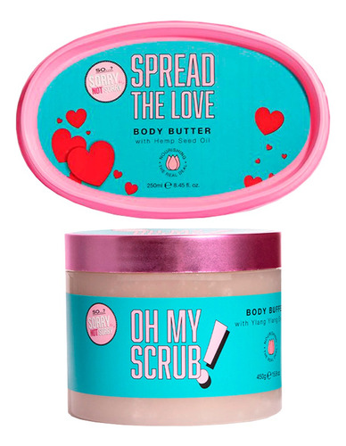 Exfoliante Y Mantequilla Corporal Hidratante Sorry Not Sorry