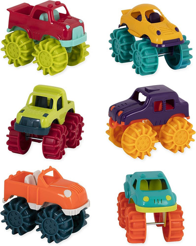 Set De 6 Minitrucks Battat Mini Monster