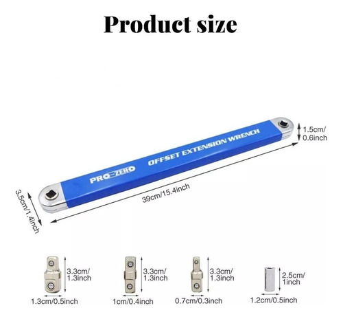 Llave De Extensión Multifuncional Pro Zero Offset