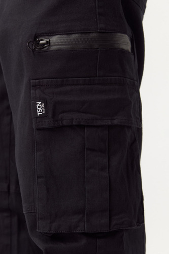 Pantalon Cargo Paggy Negro Tascani Negro 46