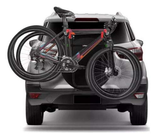 Transbike Estepe Pneu C/ Alças Suporte P/ 3 Bicicletas