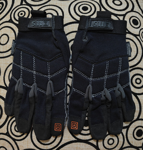 Guantes 5.11 Tacticos Negros Caza Pesca Talla M Escoltas