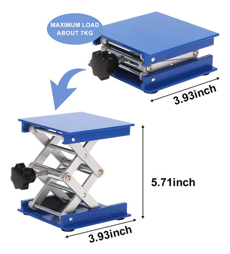 Plataforma Elevatória De Tesoura Jack De Laboratório Em Liga