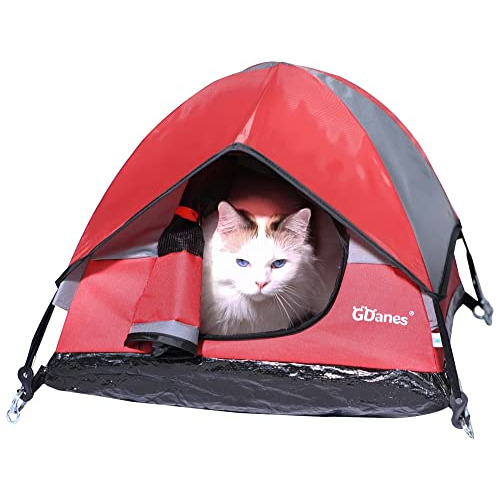 Cat House Portable Indoor/outdoor Red Cat Carpa Para Gatos Y