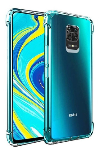 Protector Transparente Borde Reforzado Redmi Note 9 - Cover