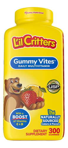 Lil Critters Gummy Vites Multivitanimico Niños 300 Gomitas