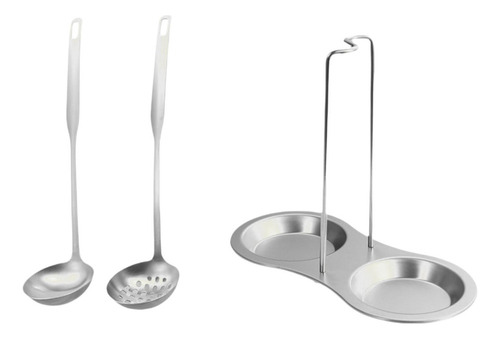 Soporte Para Cucharones De Sopa Y 2 Cucharas Soporte Argén