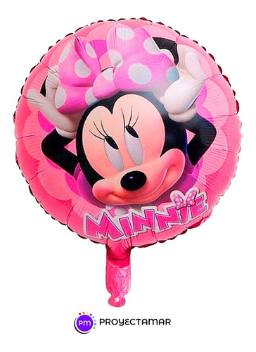 Globo Figura Circulo Minnie