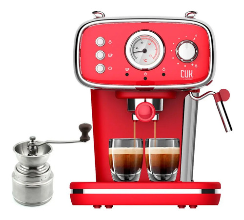 Cafetera Electrica Express 19 Bar Cme08 + Molinillo Manual | Envío gratis