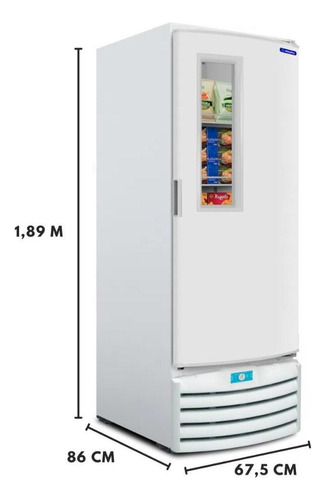 Refrigerador Vertical Tripla Ação 531 Lt Freezer Metalfrio Cor Branco 220V