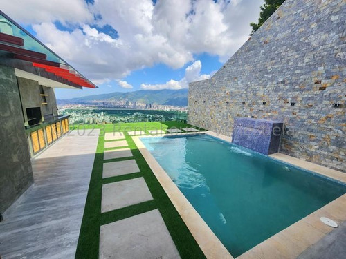450m2 En Colinas De Bello Monte, Actualizada Y Remodelada, Piscina, Jardin, Vista Espectacular, Mls#24-5518