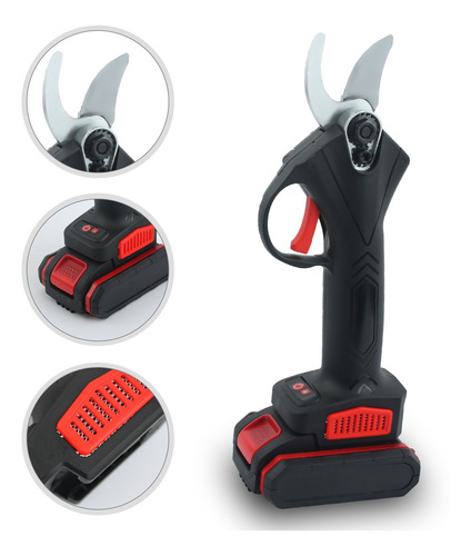 Imagen 6 de 9 de Tijeras De Podar Eléctricas Recargables Para Árboles Frutale