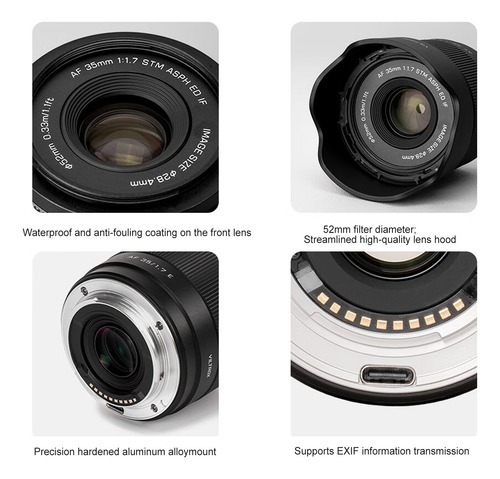 Lente Viltrox 35mm F1.7 Aps-c Stm Para Montagem Nikon Z