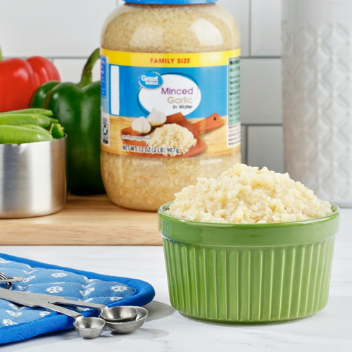 Ajo Picado En Agua, 32 Oz Great Value Producto Americano