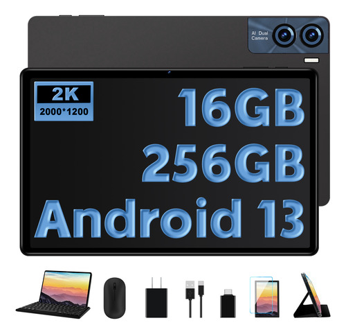 Tablet Android13 Goodtel 2k 11 Pulgadas 16gb+256gb Con Funda