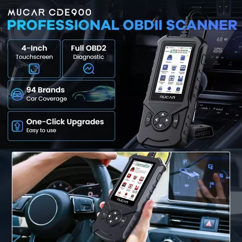 Scanner Automotivo Mucar Cde900 Android Wi-fi 2g Ram + 16g