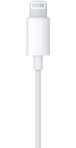 Auriculares Apple Con Conector Lightning, Color Blanco