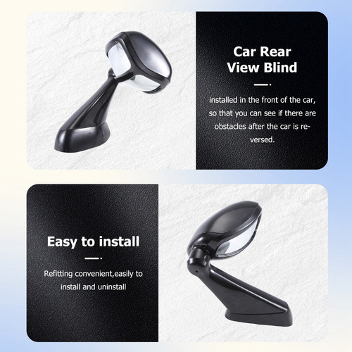 Espejo Retrovisor De Coche, Ajustable, Gran Angular, Trasero