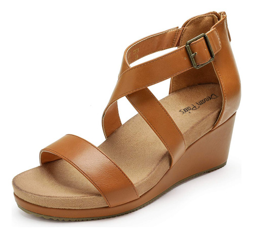 Dream Pairs - Sandalias De Cuna Con Plataforma Para Mujer, C