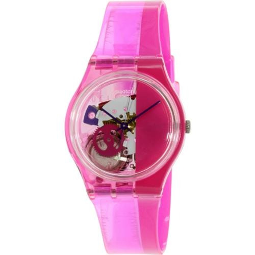 Reloj Swatch Para Mujeres Gp145 Rosa Plástico Suizo Cuarzo