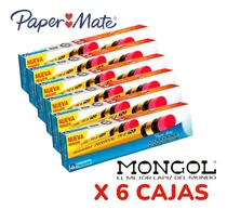 Comprar Pack O Combo De 6 Cajas De Lapiz Mongol Hb N°2 Triangular